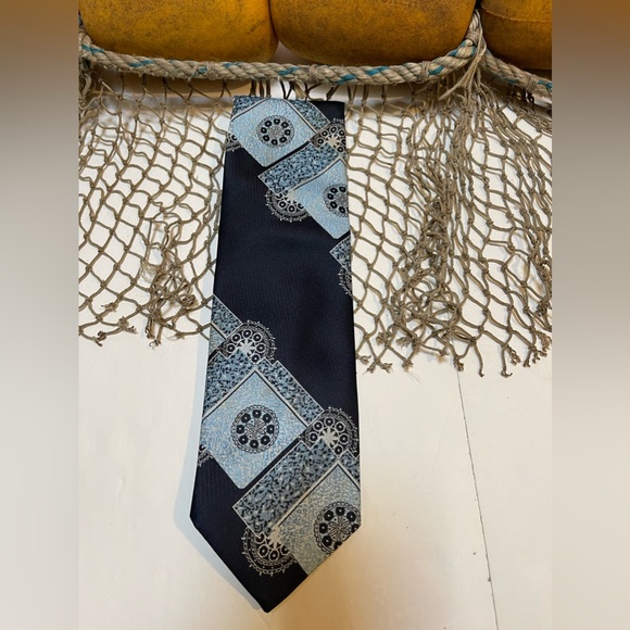 Men's Vintage Terylene Polyester Tie Portugal - Picture 4 of 4